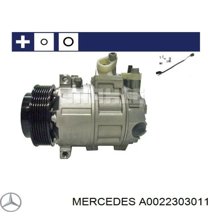 002230301180 Mercedes compressor de aparelho de ar condicionado