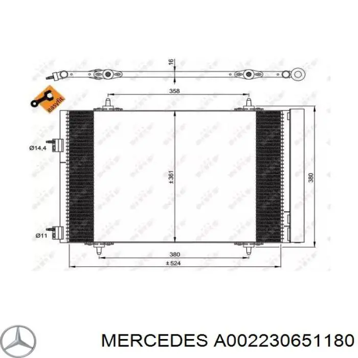 Купить A002230651180 Mercedes Компрессор климатической установки