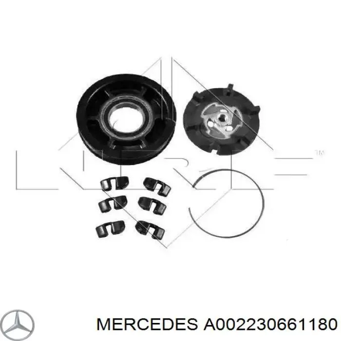 Компрессор кондиционера A002230661180 Mercedes