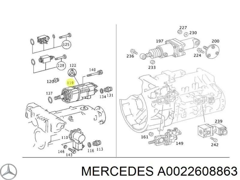 A0022608863 Mercedes 