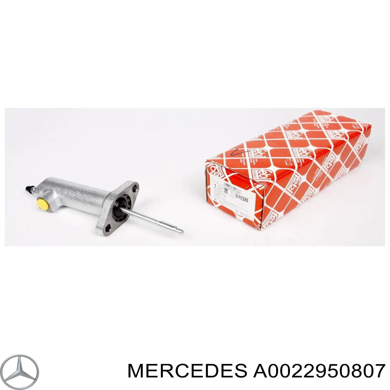 Рабочий цилиндр сцепления Mercedes A0022950807 цена, от 45.01 USD