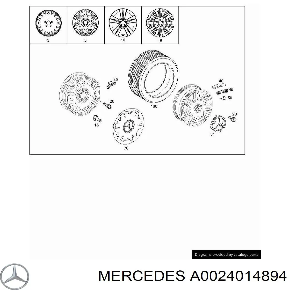  A0024014894 Mercedes