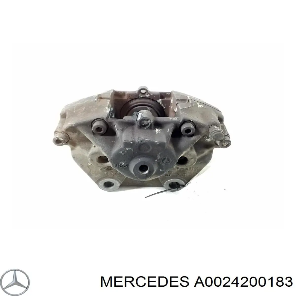 A0024200183 Mercedes suporte do freio traseiro esquerdo