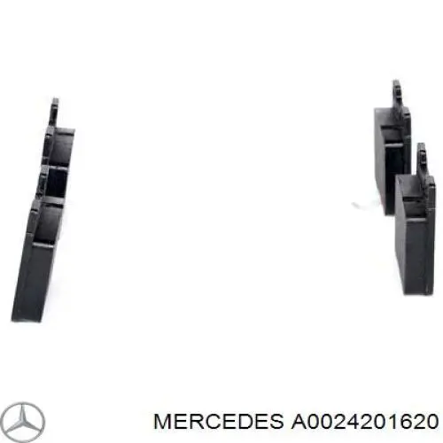 Задние дисковые колодки Mercedes A0024201620