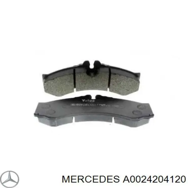 Купить A0024204120 Mercedes Колодки тормозные