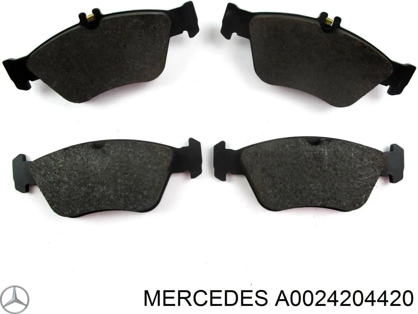 A0024204420 Mercedes колодки тормозные передние дисковые