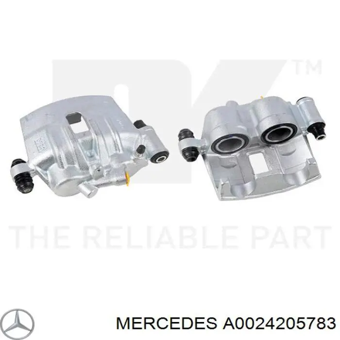 Суппорт тормозной передний левый A0024205783 Mercedes