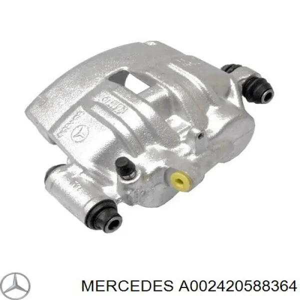 Суппорт тормозной передний правый A002420588364 Mercedes