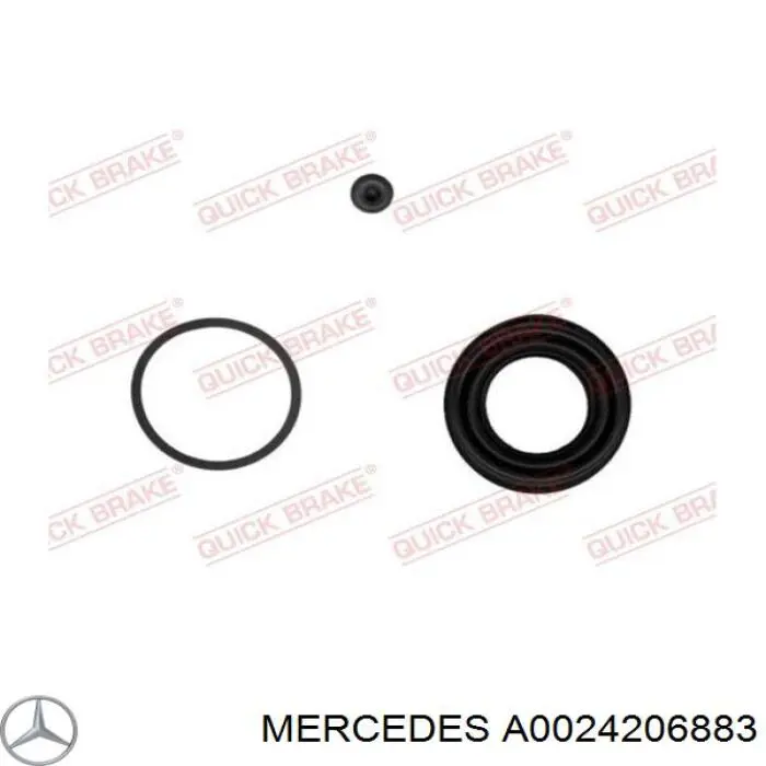 Купить A0024206883 Mercedes Суппорт задний правый