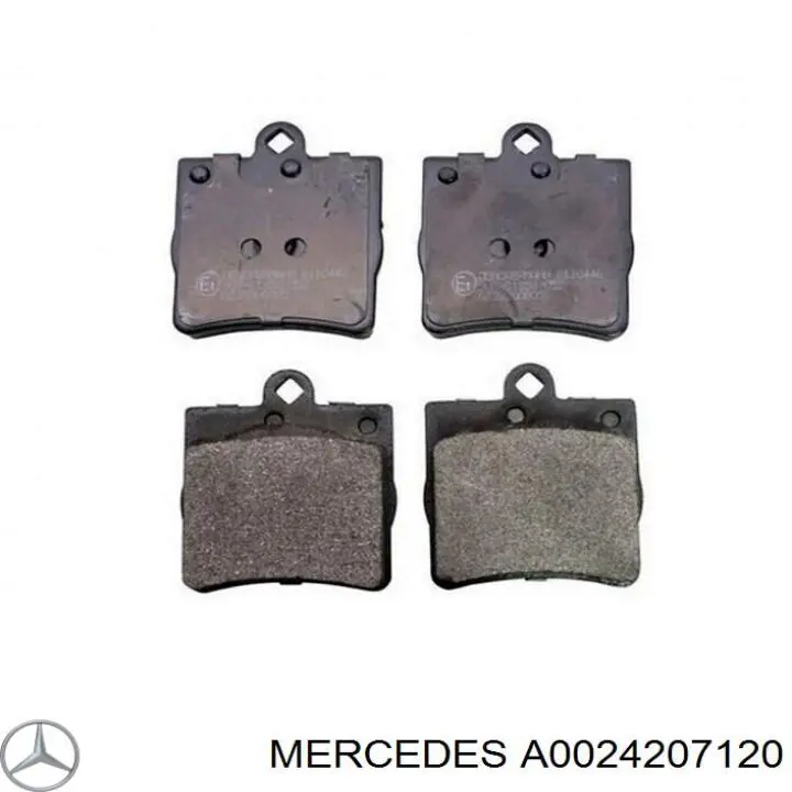 Колодки дисковые  Mercedes A0024207120 цена, от 19.22 USD