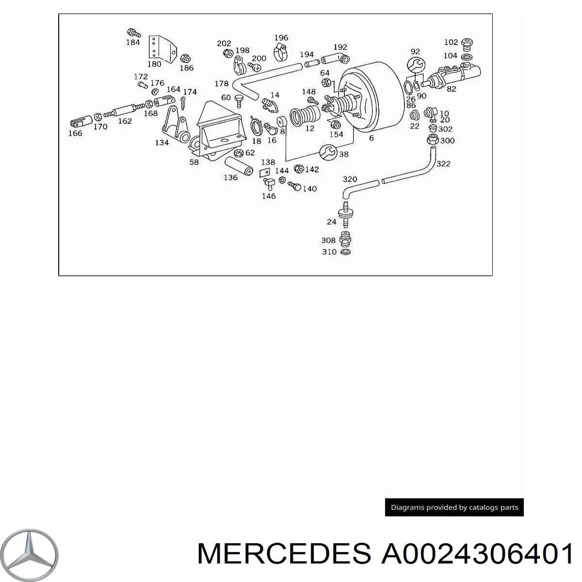 A0024306401 Mercedes 