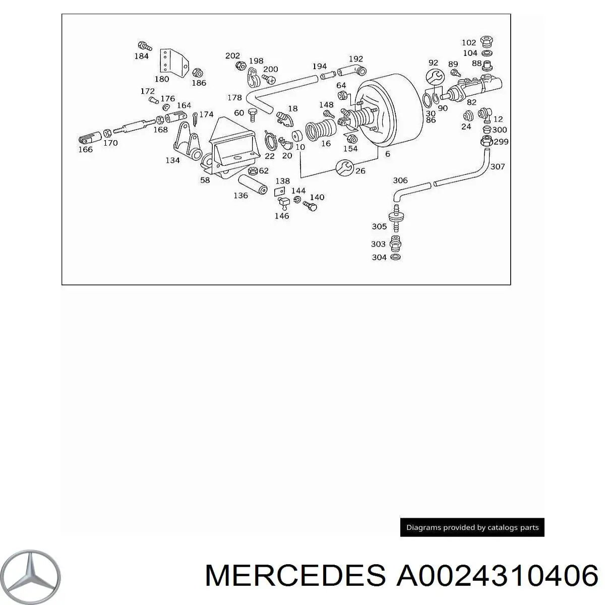 Клапан ограничения давления пневмосистемы A0024310406 Mercedes