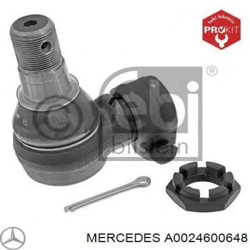 A0024600648 Mercedes наконечник рулевой тяги внешний