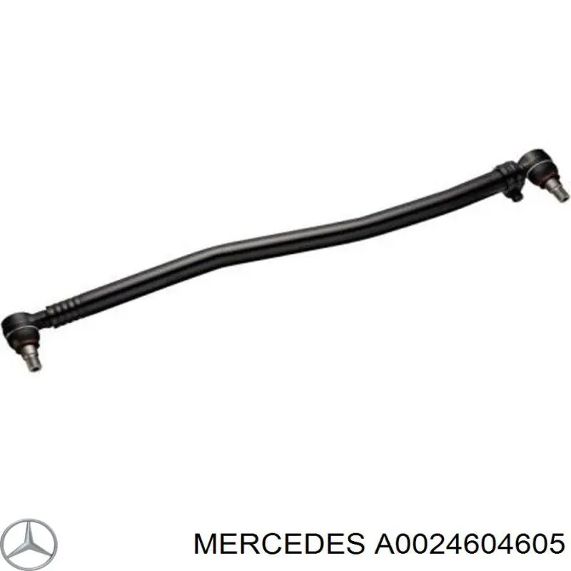 Тяга рулевая передней подвески продольная A0024604605 Mercedes