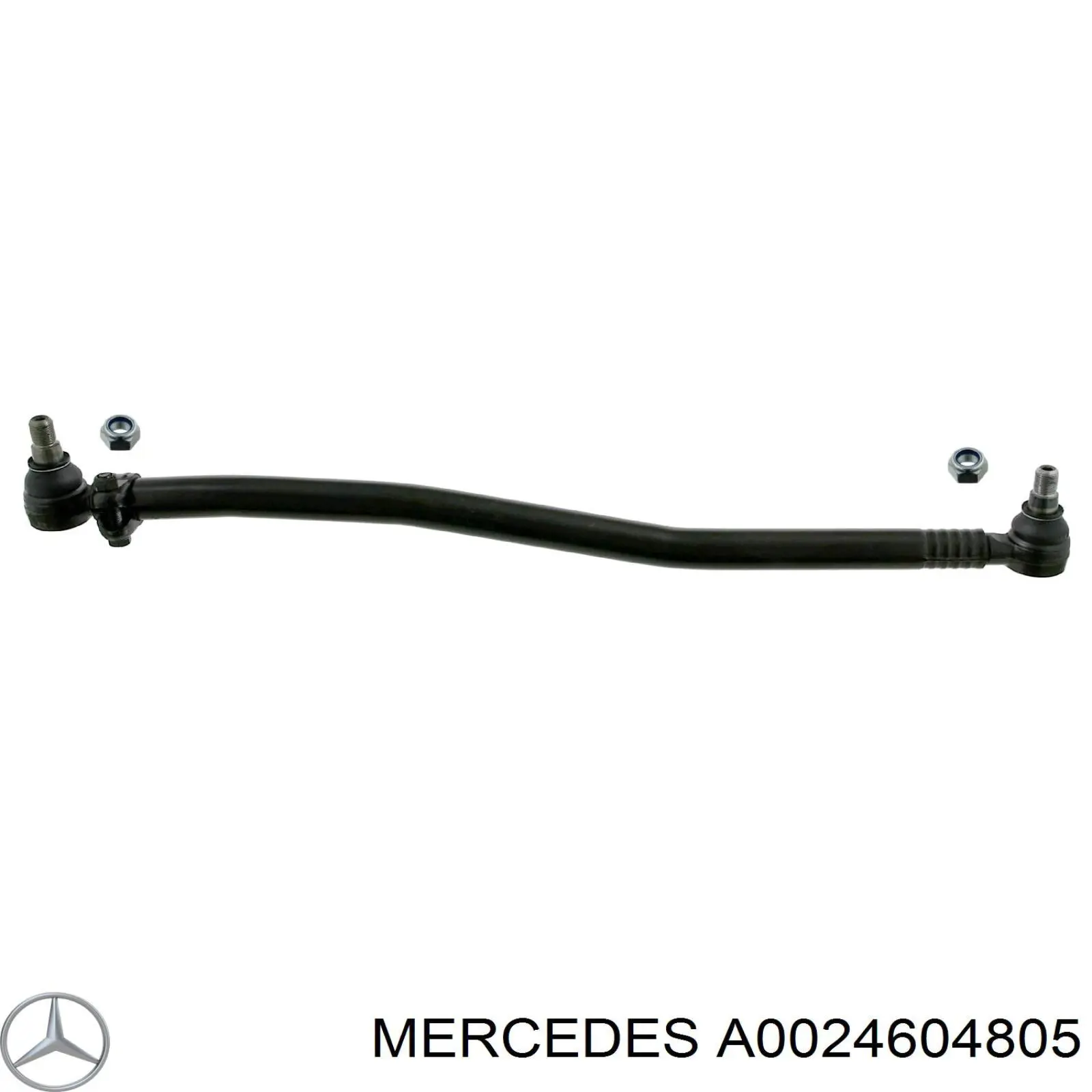 Тяга рулевая передней подвески продольная A0024604805 Mercedes