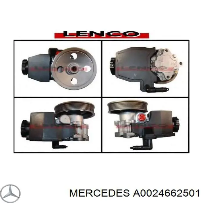 Купить A0024662501 Mercedes Насос рулевого управления