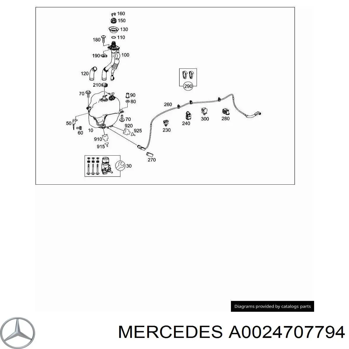 Насос AD BLUE Mercedes A0024707794 цена, от 316.73 USD