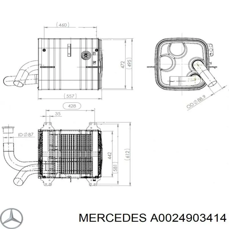  0024903414 Mercedes