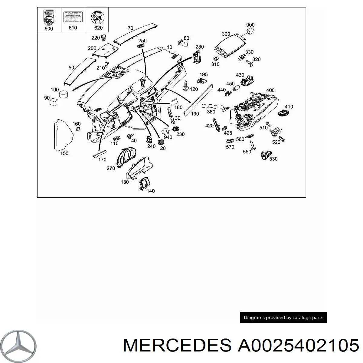  A0025402105 Mercedes