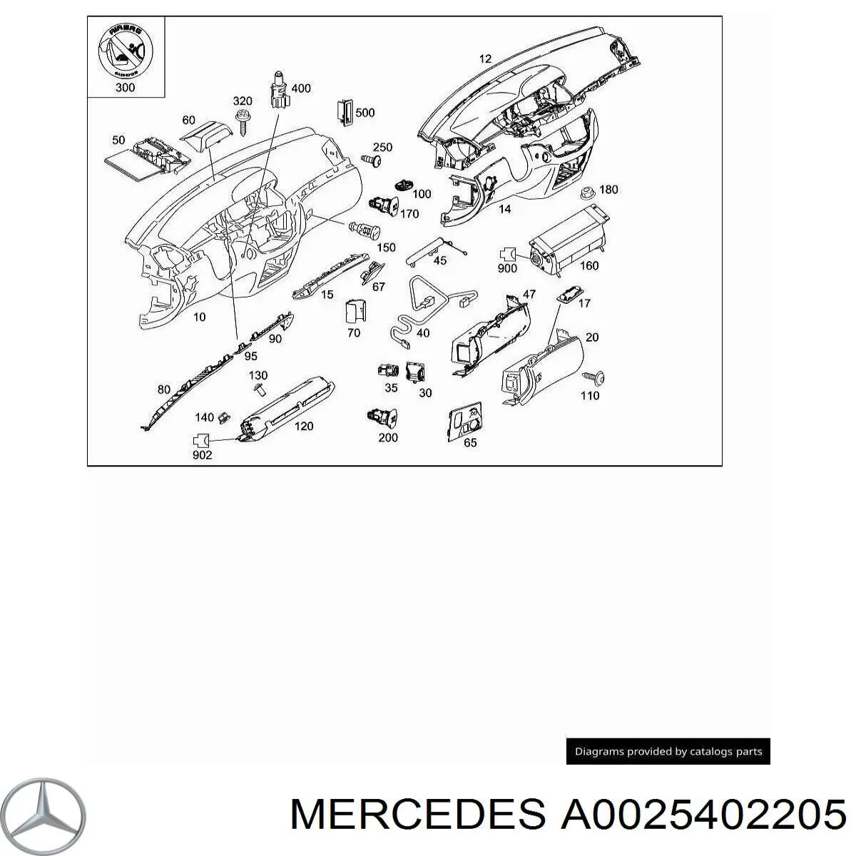  Mercedes A0025402205 цена, от 12.75 USD