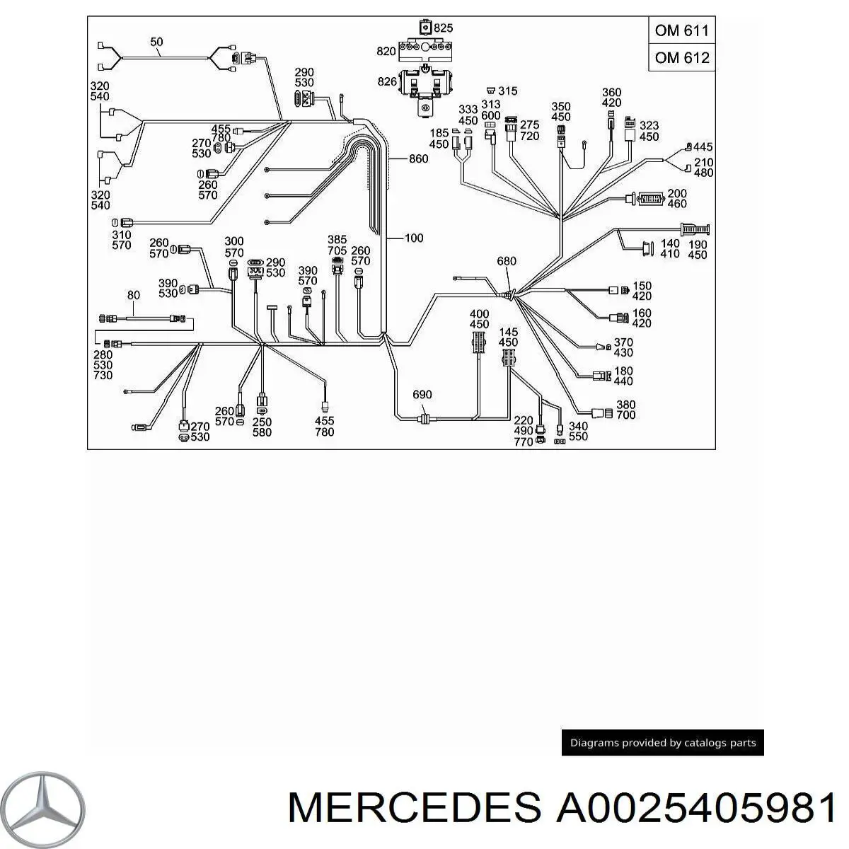 Купить A0025405981 Mercedes 