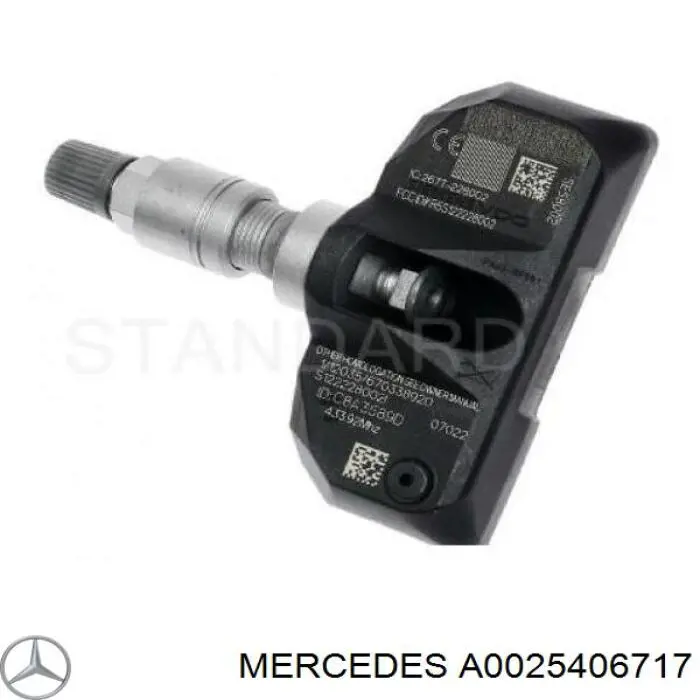 A0025406717 Mercedes датчик давления воздуха в шинах