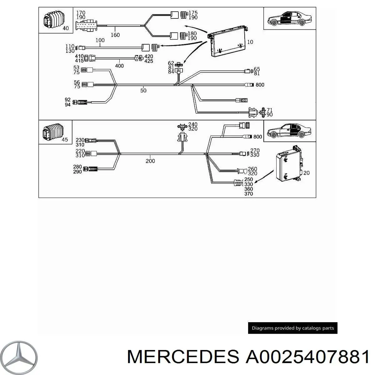 A0025407881 Mercedes 