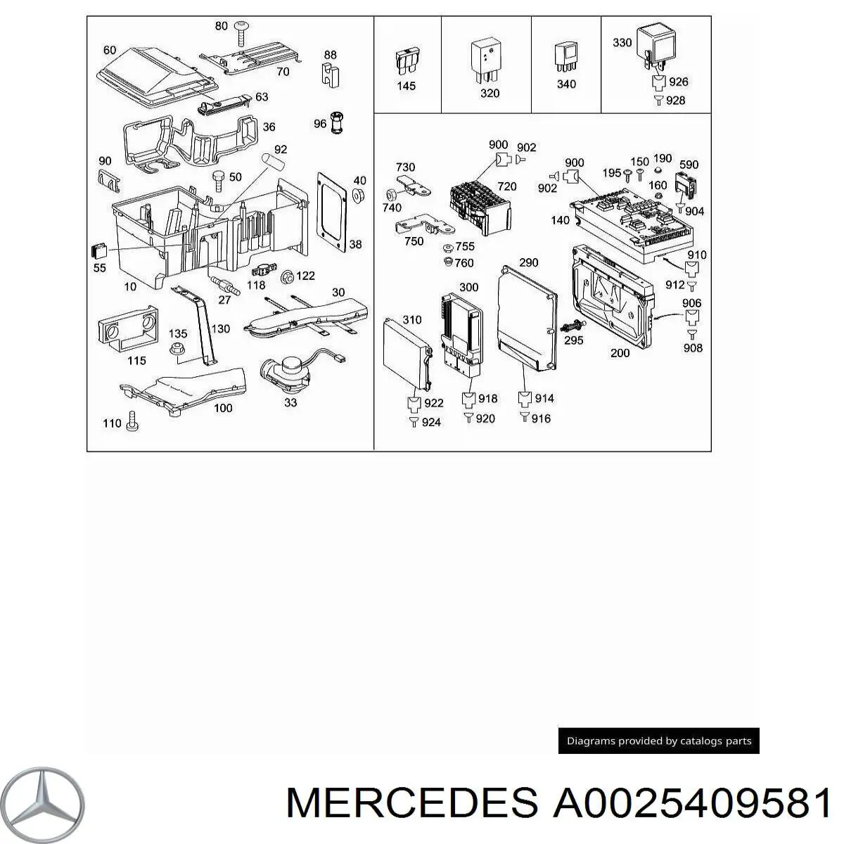  Mercedes A0025409581 цена, от 9.44 USD