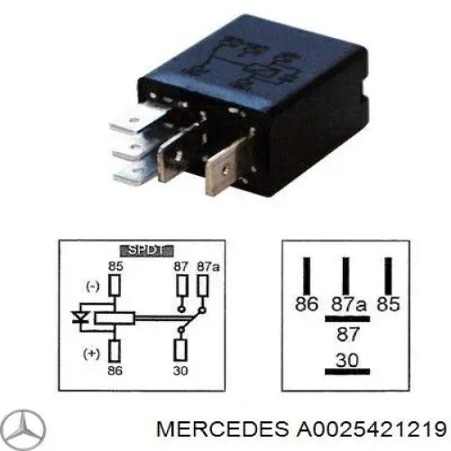 Реле электрическое многофункциональное Mercedes A0025421219 цена, от 1.98 USD