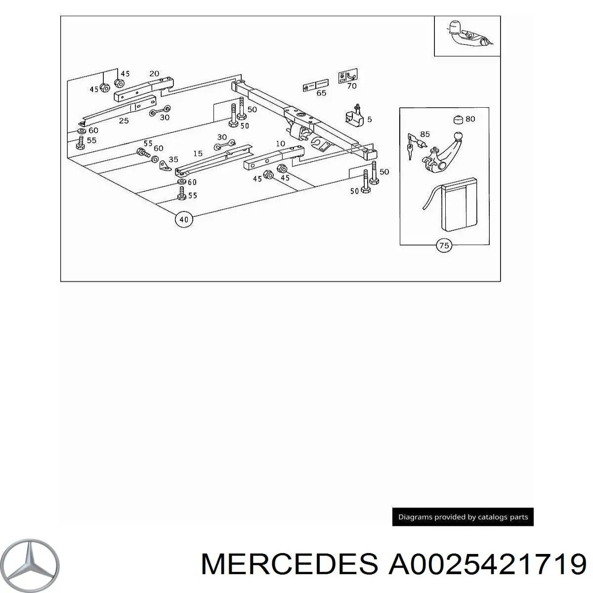 Relê das luzes de nevoeiro para Mercedes E (W210)