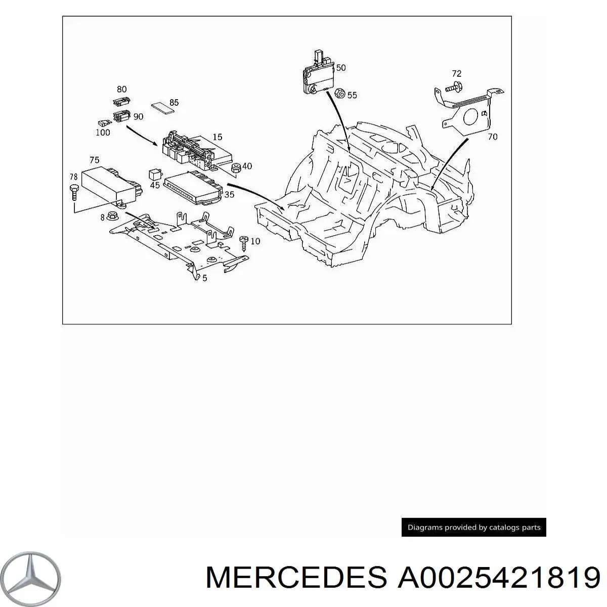  0025421819 Mercedes