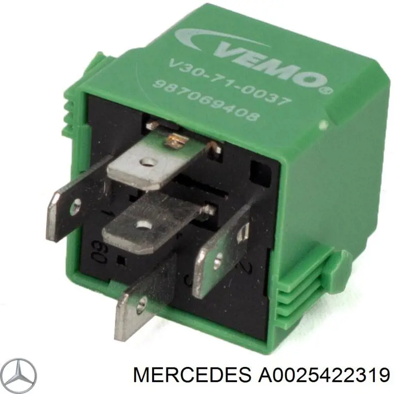 Реле компрессора пневмоподвески A0025422319 Mercedes