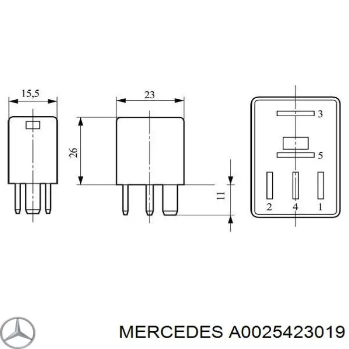  0025423019 Mercedes