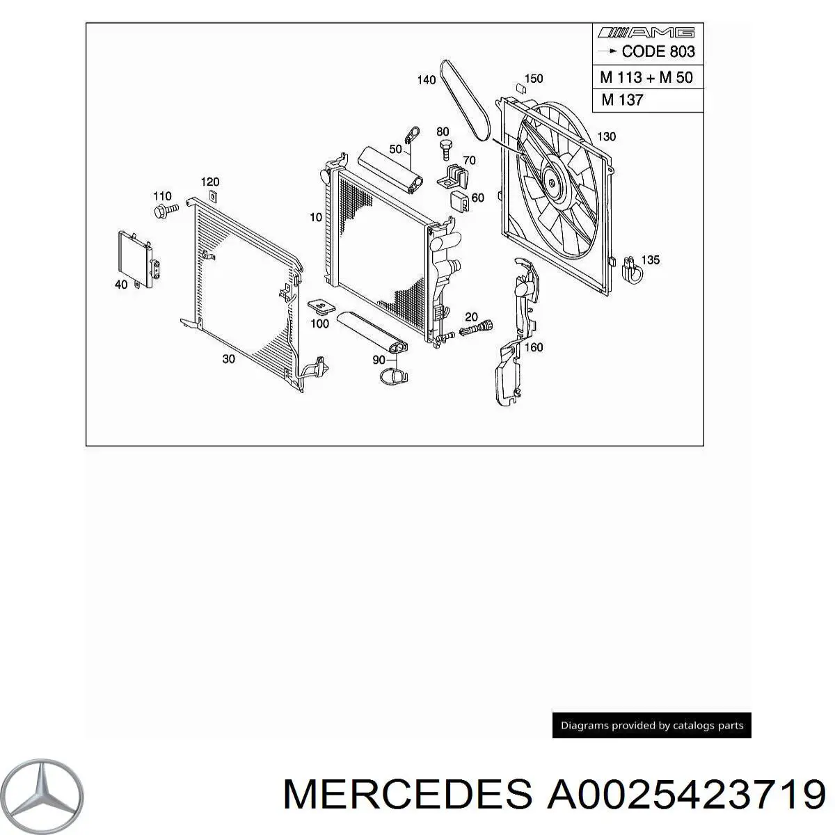  A0025423719 Mercedes