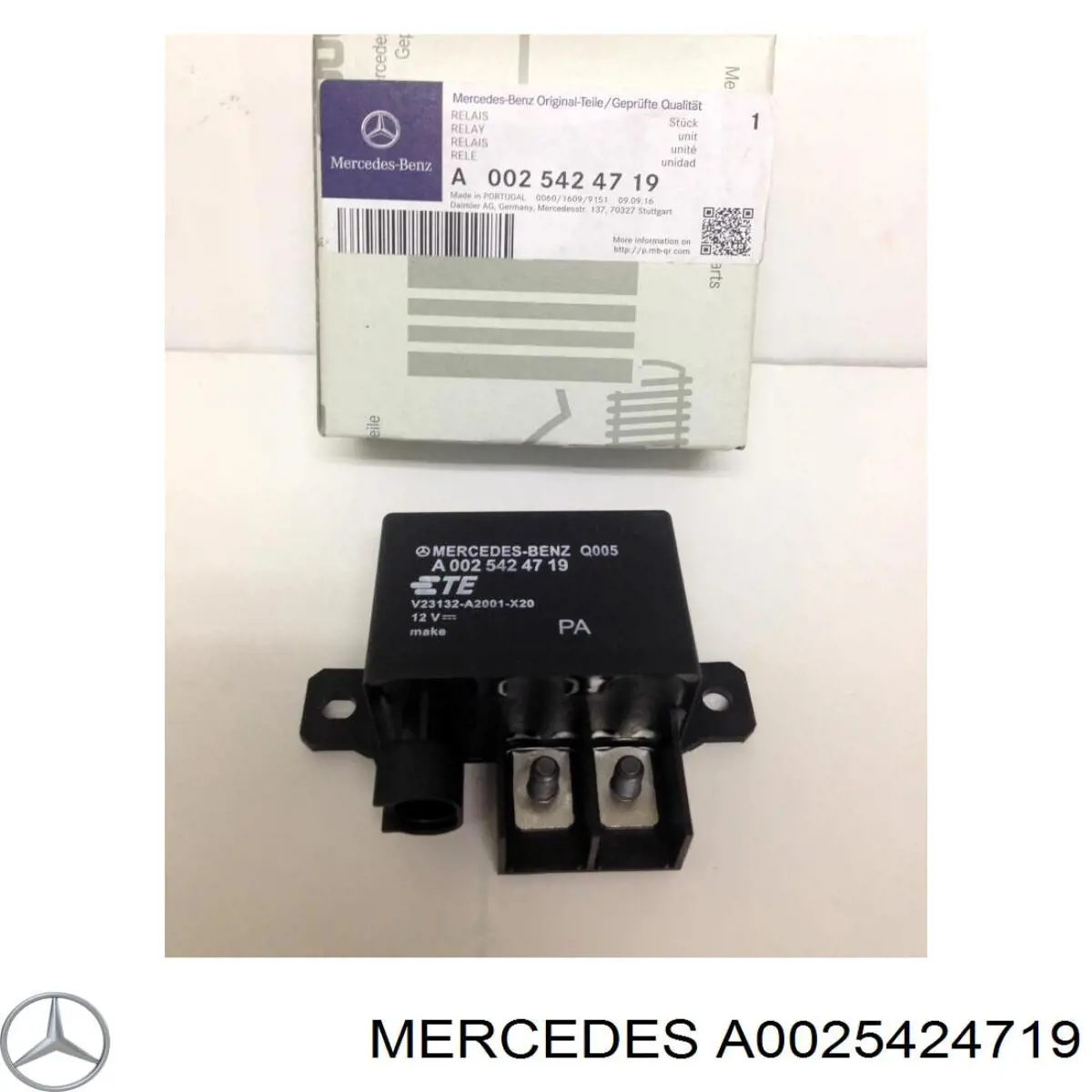 A0025424719 Mercedes реле высокого тока