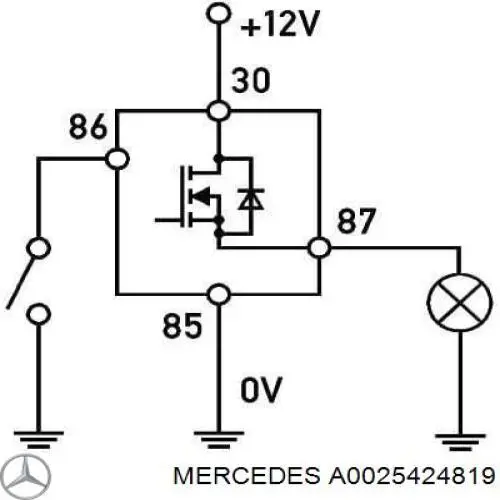  A0025424819 Mercedes