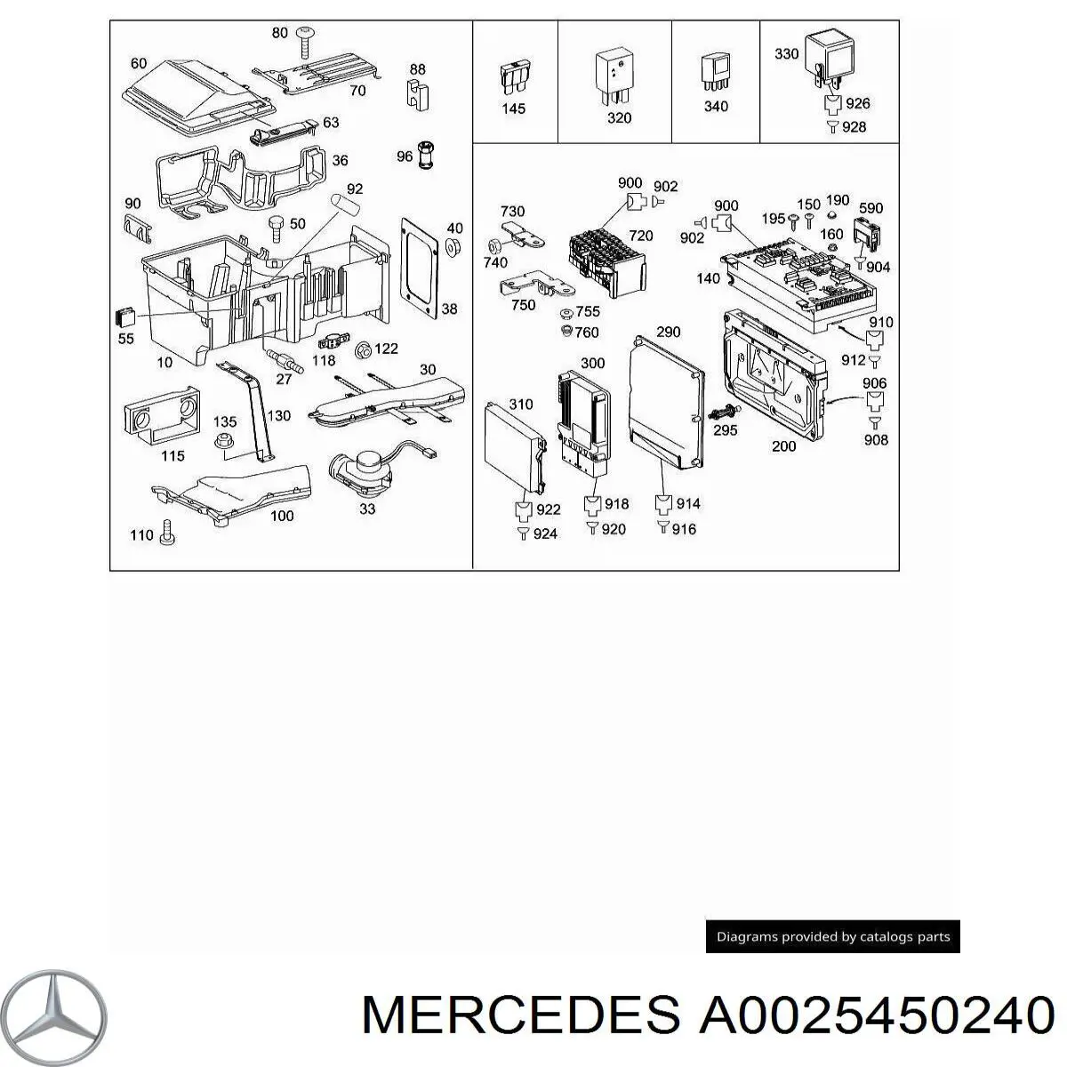Купить A0025450240 Mercedes 