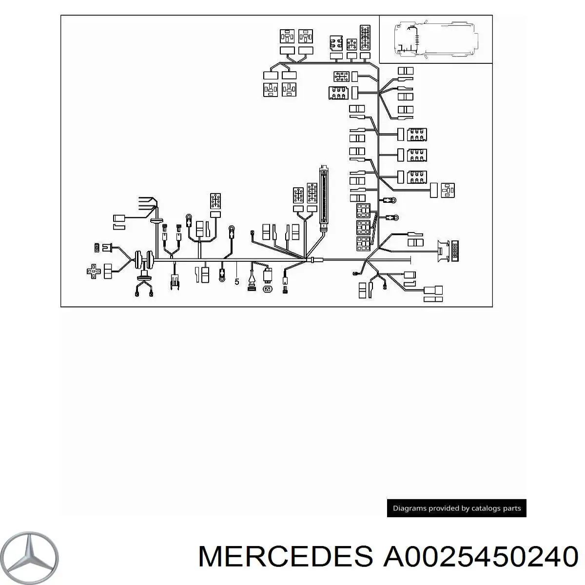  Mercedes A0025450240 цена, от 2.53 USD