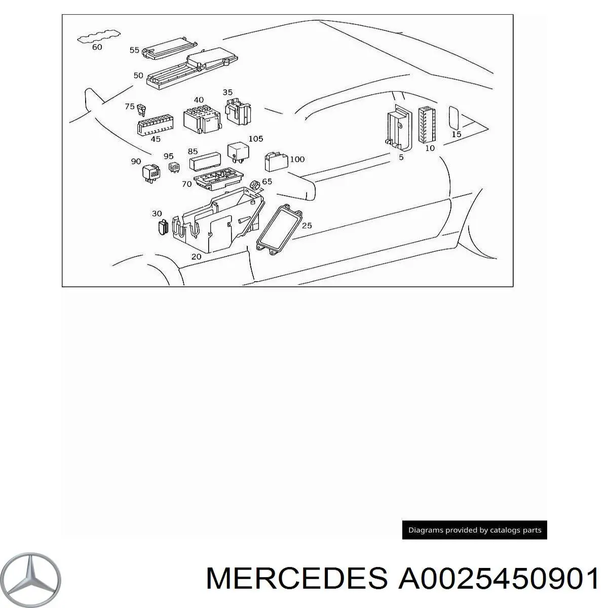 A002545090103 Mercedes 