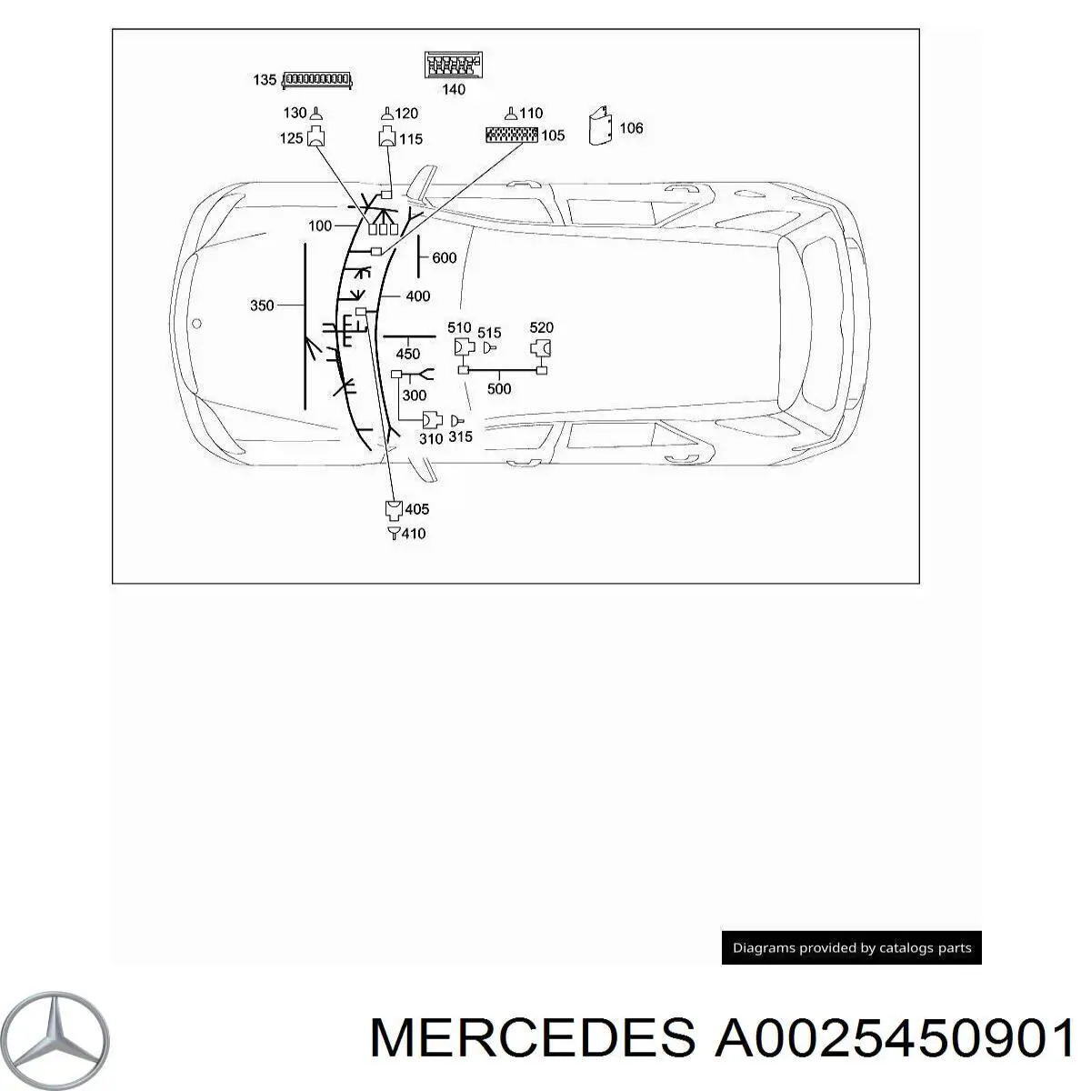 Коробка предохранителей Mercedes 25450901 цена, от 3.80 USD