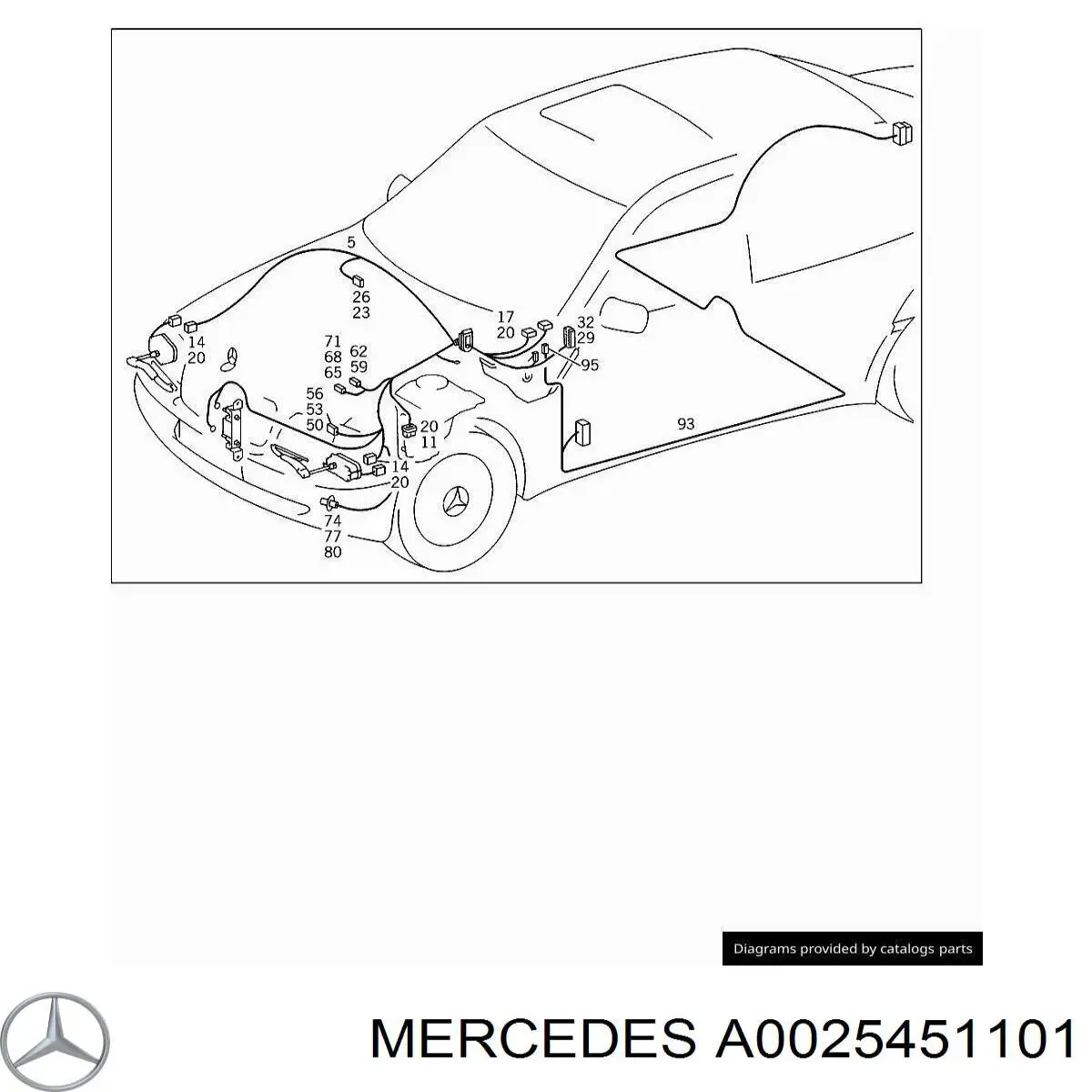  A0025451101 Mercedes