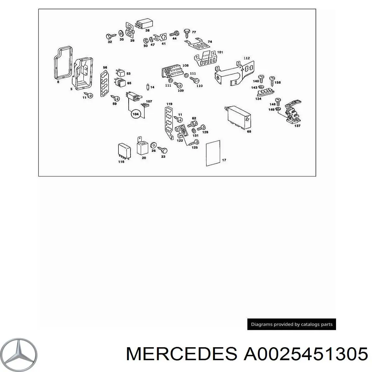  A0025451305 Mercedes