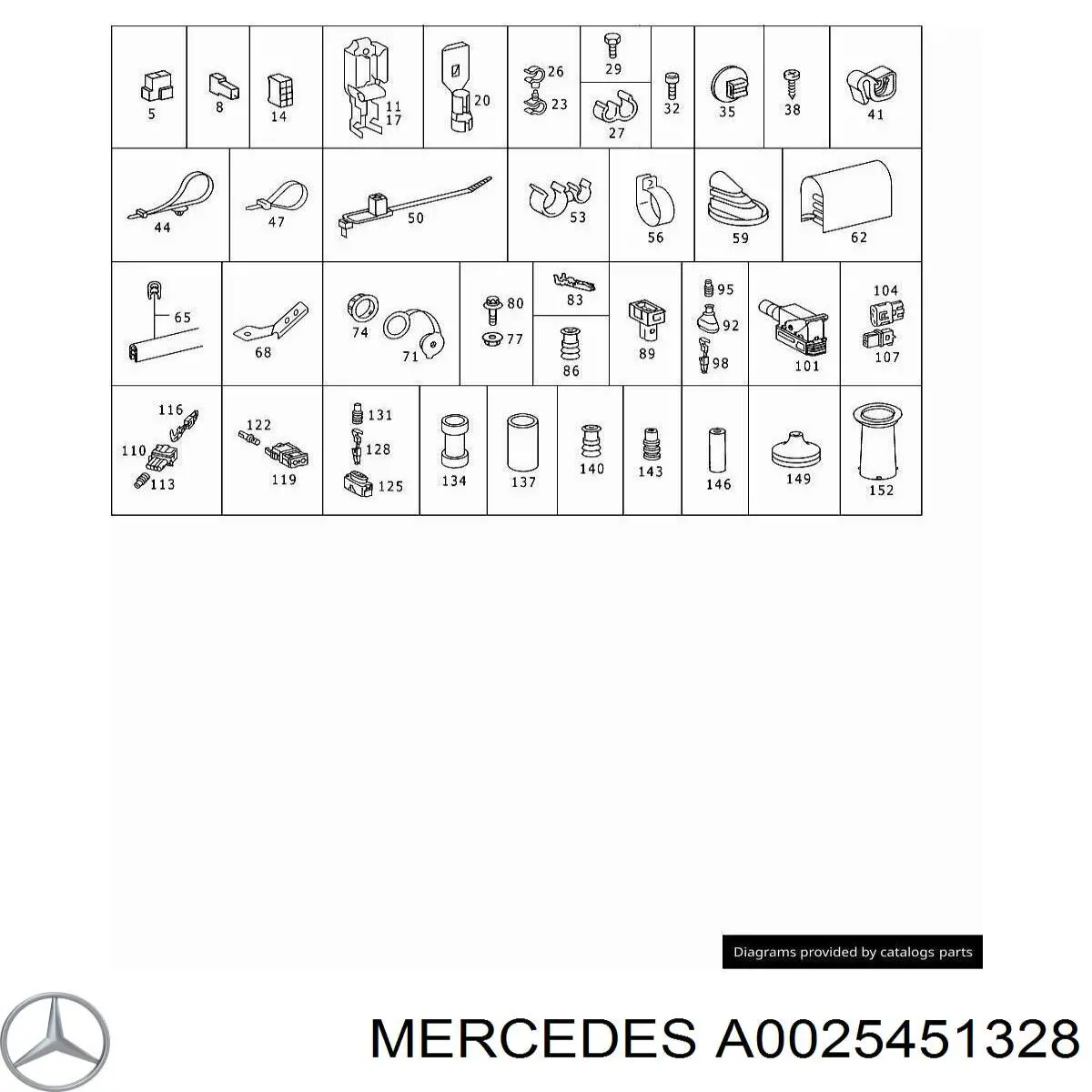  Mercedes A0025451328 цена, от 14.97 USD