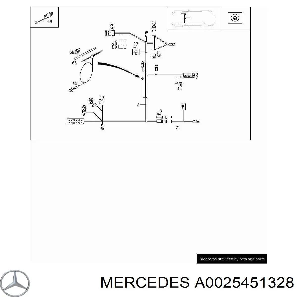 Купить A0025451328 Mercedes 