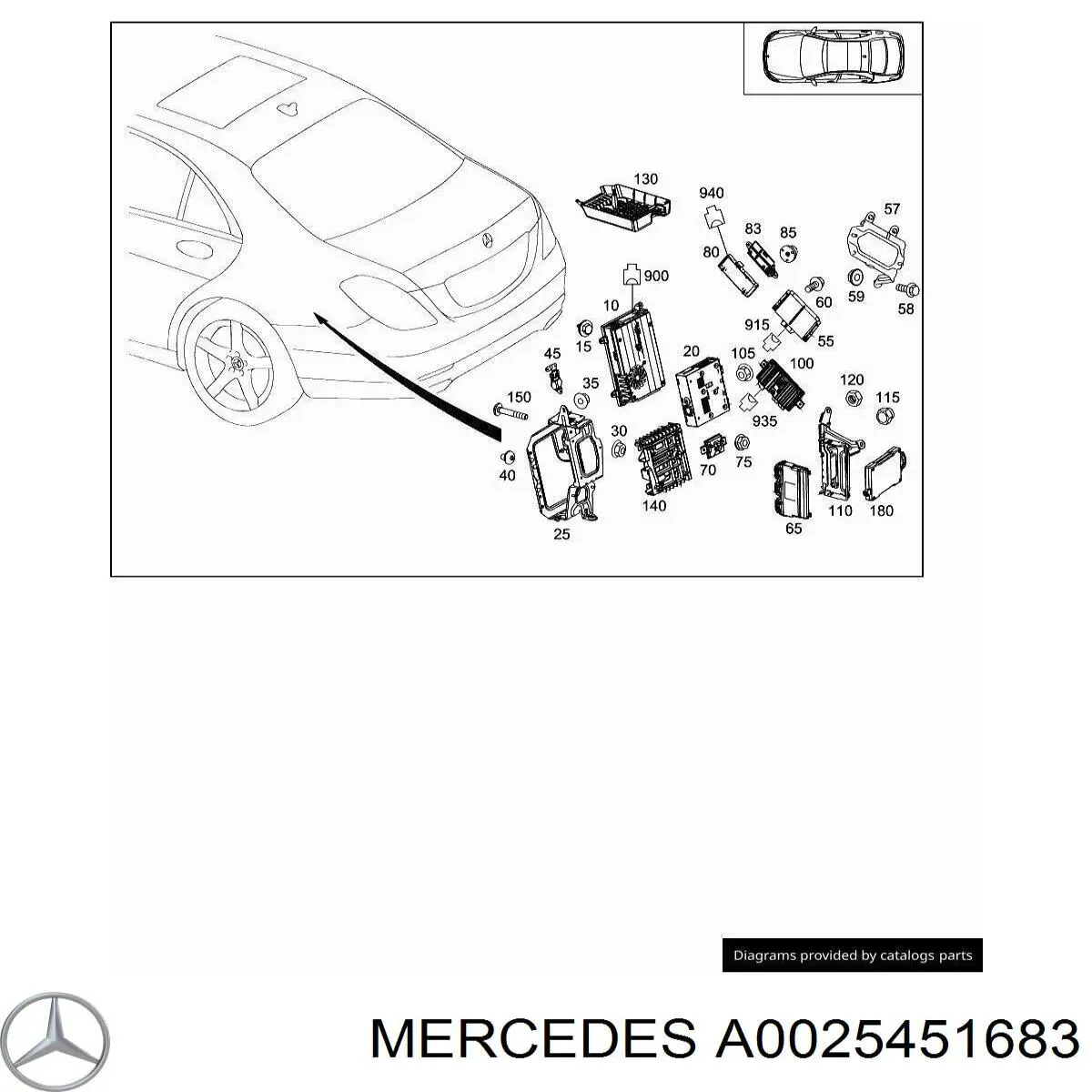  Mercedes 0025451683 цена, от 2.53 USD