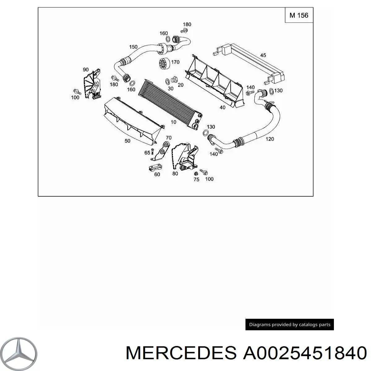 A0025451840 Mercedes 