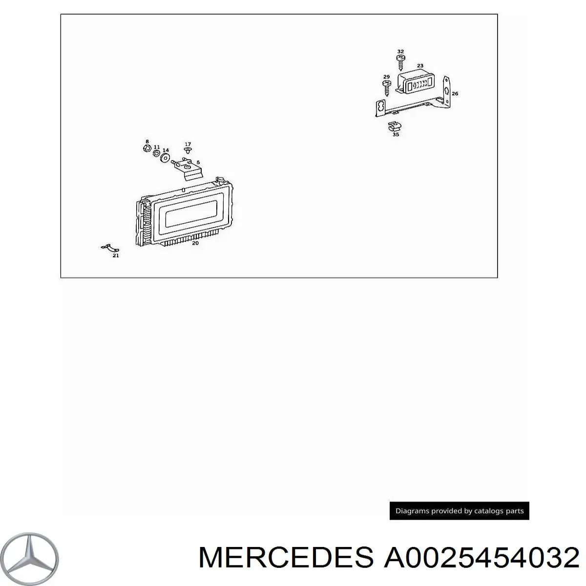  A0025454032 Mercedes