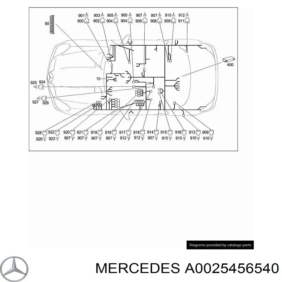 0025456540 Mercedes 