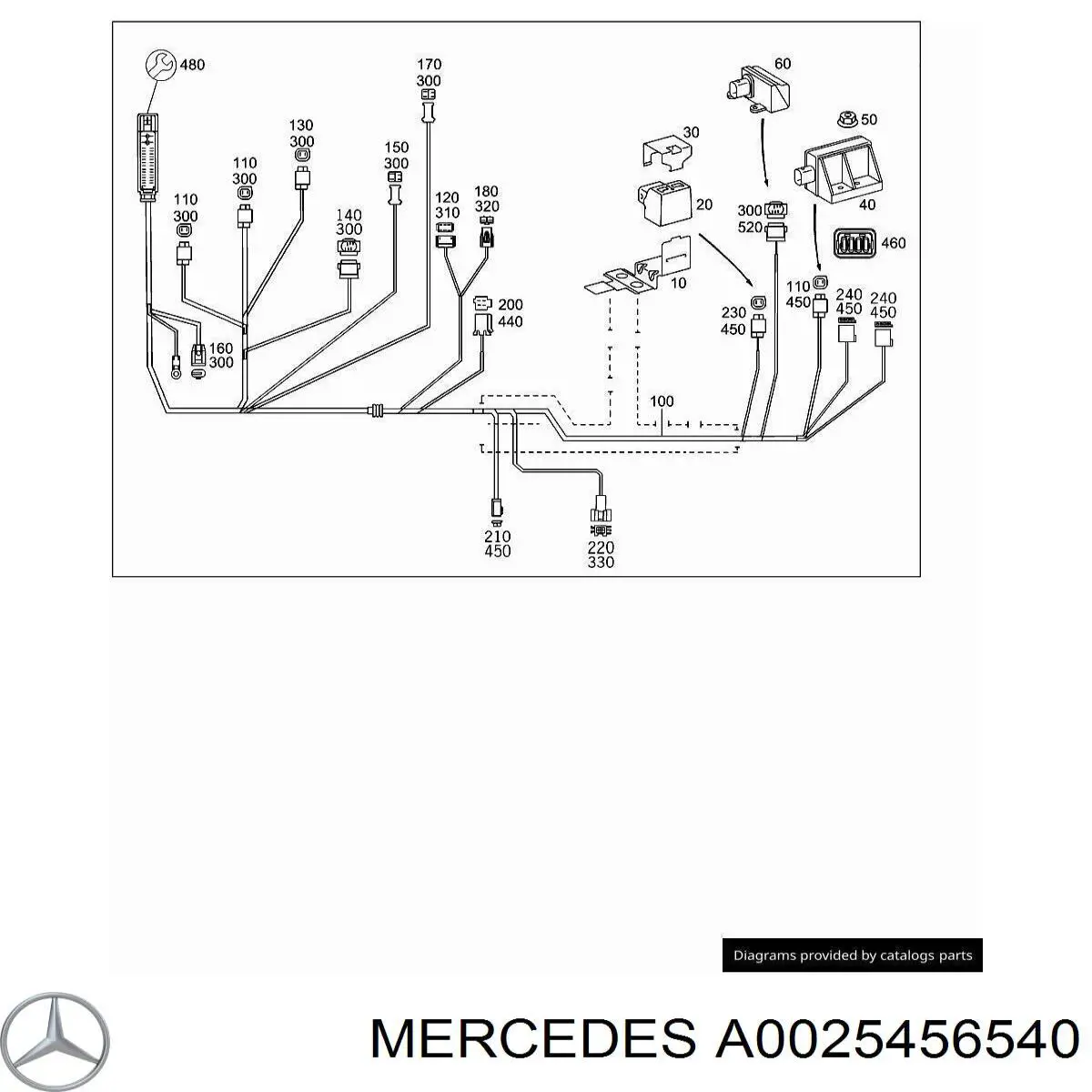 Купить 0025456540 Mercedes 
