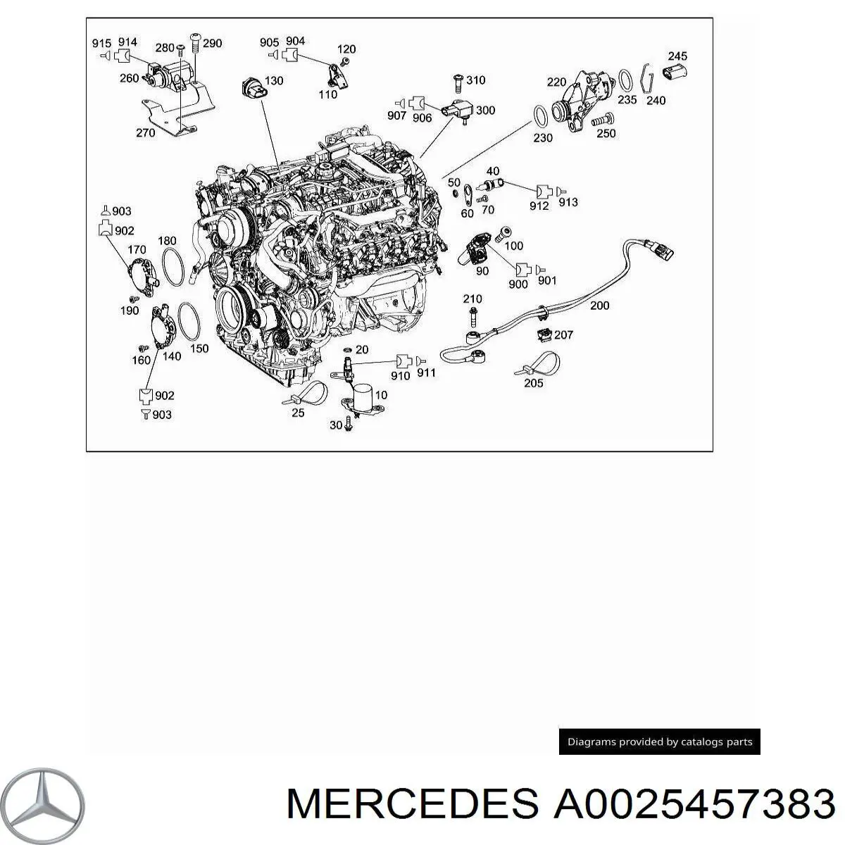 A0025457383 Mercedes 